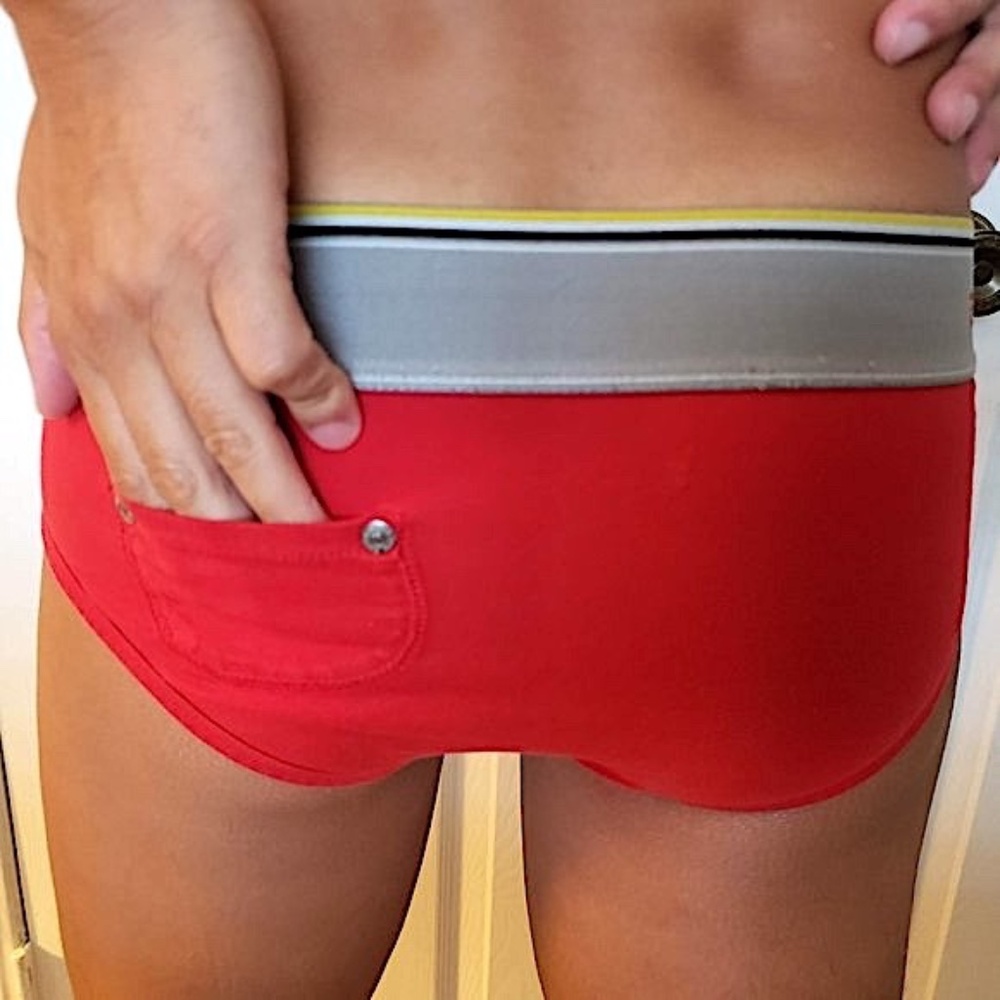 Buckler Sexy Bastard Red Brief - Picture 2 of 14